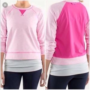 Pink lululemon sweatshirt
